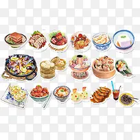 卡通食物-空若网 卡通食物-空若网