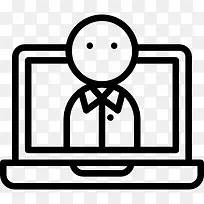 笔记本电脑图标-空若网 笔记本电脑图标-空若网