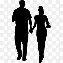 浪漫爱情夫妻轮廓矢量素材-空若网 浪漫爱情夫妻轮廓矢量素材-空若网