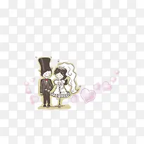 卡通可爱结婚卡通夫妻-空若网 卡通可爱结婚卡通夫妻-空若网