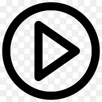 播放按钮图标-空若网 播放按钮图标-空若网