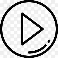 播放按钮图标-空若网 播放按钮图标-空若网
