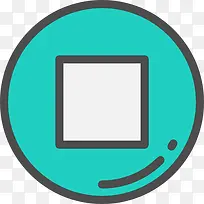 停止图标-空若网 停止图标-空若网
