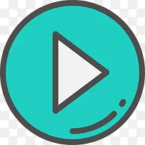 播放按钮图标-空若网 播放按钮图标-空若网