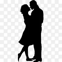 浪漫爱情夫妻轮廓矢量素材-空若网 浪漫爱情夫妻轮廓矢量素材-空若网