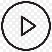 播放按钮图标-空若网 播放按钮图标-空若网
