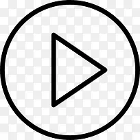 播放按钮图标-空若网 播放按钮图标-空若网