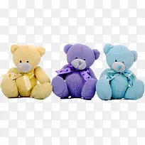 多彩手绘小熊娃娃-空若网 多彩手绘小熊娃娃-空若网