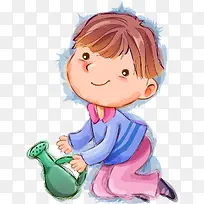 手绘卡通可爱娃娃-空若网 手绘卡通可爱娃娃-空若网