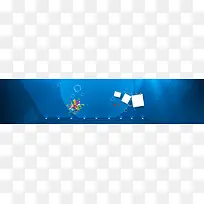 蓝色电商科技舞台背景banner-空若网 蓝色电商科技舞台背景banner-空若网