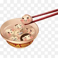 元宵卡通设计可爱-空若网 元宵卡通设计可爱-空若网