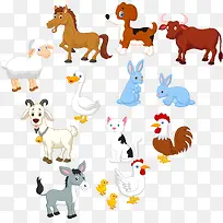 手绘卡通动物图案-空若网 手绘卡通动物图案-空若网