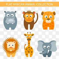 矢量手绘卡通动物-空若网 矢量手绘卡通动物-空若网