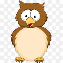 可爱卡通猫头鹰-空若网 可爱卡通猫头鹰-空若网