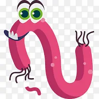 手绘蚯蚓-空若网 手绘蚯蚓-空若网