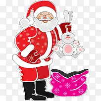 卡通圣诞节矢量元素-空若网 卡通圣诞节矢量元素-空若网