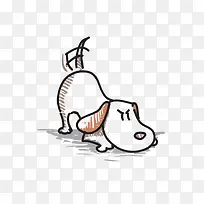 小狗卡通矢量素材-空若网 小狗卡通矢量素材-空若网