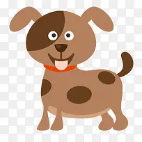 卡通小狗矢量图下载-空若网 卡通小狗矢量图下载-空若网