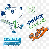 卡通可爱手绘矢量小狗素材-空若网 卡通可爱手绘矢量小狗素材-空若网