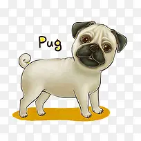 手绘可爱小狗-空若网 手绘可爱小狗-空若网