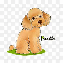 手绘卡通小狗-空若网 手绘卡通小狗-空若网