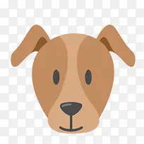 矢量卡通扁平化动物小狗png-空若网 矢量卡通扁平化动物小狗png-空若网