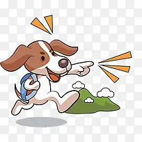 手绘卡通小狗-空若网 手绘卡通小狗-空若网