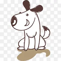 手绘小狗PNG下载-空若网 手绘小狗PNG下载-空若网