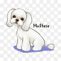 手绘可爱小狗-空若网 手绘可爱小狗-空若网