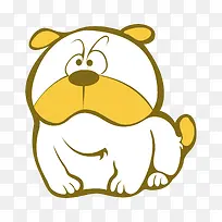 卡通手绘宠物狗设计-空若网 卡通手绘宠物狗设计-空若网