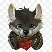 手绘卡通狗狗-空若网 手绘卡通狗狗-空若网