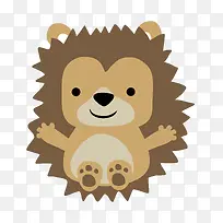 卡通可爱的刺猬PNG-空若网 卡通可爱的刺猬PNG-空若网