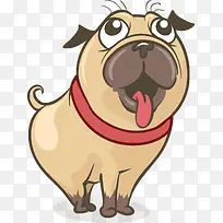 矢量卡通狗狗素材图-空若网 矢量卡通狗狗素材图-空若网