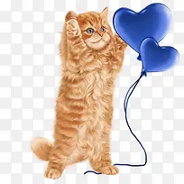 猫咪拿爱心-空若网 猫咪拿爱心-空若网