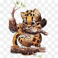 树枝的虎-空若网 树枝的虎-空若网