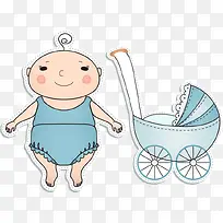 Ó¤¶ùÍÆ³µPNGʸÁ¿ËزÄ-¿ÕÈôÍø Ó¤¶ùÍÆ³µPNGʸÁ¿ËزÄ-¿ÕÈôÍø