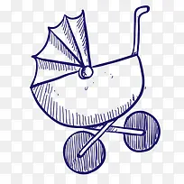 ÊÖ»æÏßÌõÀ¶É«ÊÖÍÆÓ¤¶ù³µ-¿ÕÈôÍø ÊÖ»æÏßÌõÀ¶É«ÊÖÍÆÓ¤¶ù³µ-¿ÕÈôÍø