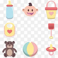 多彩宝贝元素-空若网 多彩宝贝元素-空若网