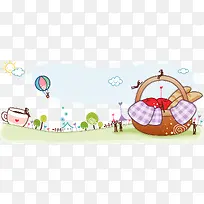 卡通可爱母婴模版-空若网 卡通可爱母婴模版-空若网