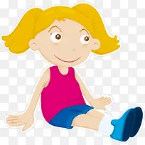 手绘卡通小孩图案-空若网 手绘卡通小孩图案-空若网