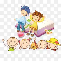 卡通可爱小孩-空若网 卡通可爱小孩-空若网