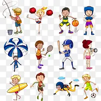 矢量卡通体育-空若网 矢量卡通体育-空若网