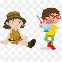 �ֻ濨ͨС���˶�ͼ��-������