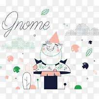 蘑菇创意卡通小孩-空若网 蘑菇创意卡通小孩-空若网