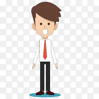 扁平化商务人士设计-空若网 扁平化商务人士设计-空若网