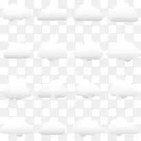 16款白色云朵设计矢量素材-空若网 16款白色云朵设计矢量素材-空若网