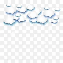 矢量扁平化云朵-空若网 矢量扁平化云朵-空若网