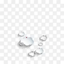 卡通白色云朵-空若网 卡通白色云朵-空若网