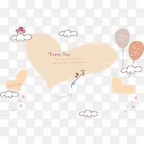 爱心云朵-空若网 爱心云朵-空若网