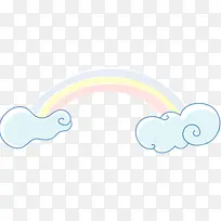 手绘彩虹云朵-空若网 手绘彩虹云朵-空若网